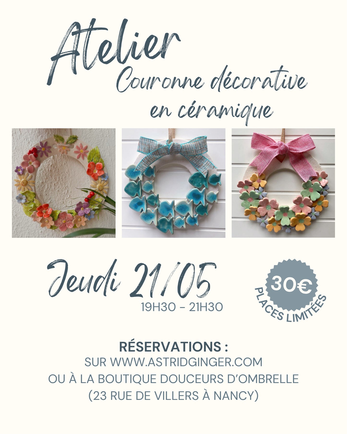 Atelier Couronne décorative - 21/05/2026