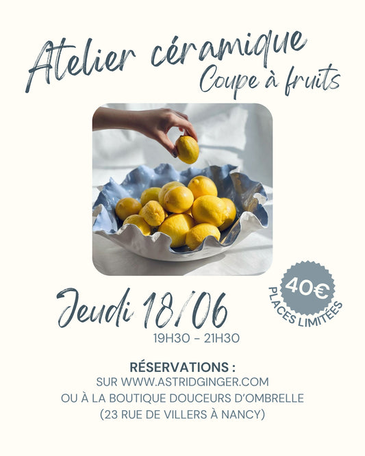 Atelier Coupe à fruits - 18/06/2026