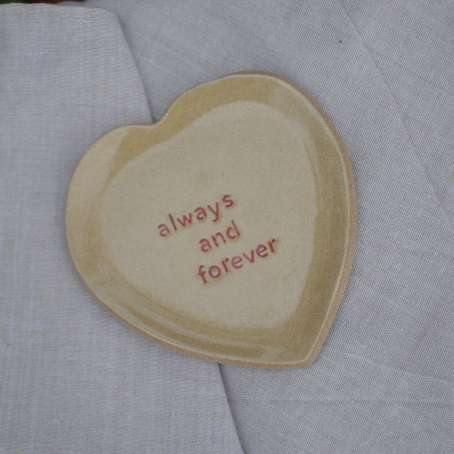 Petite assiette "always & forever"