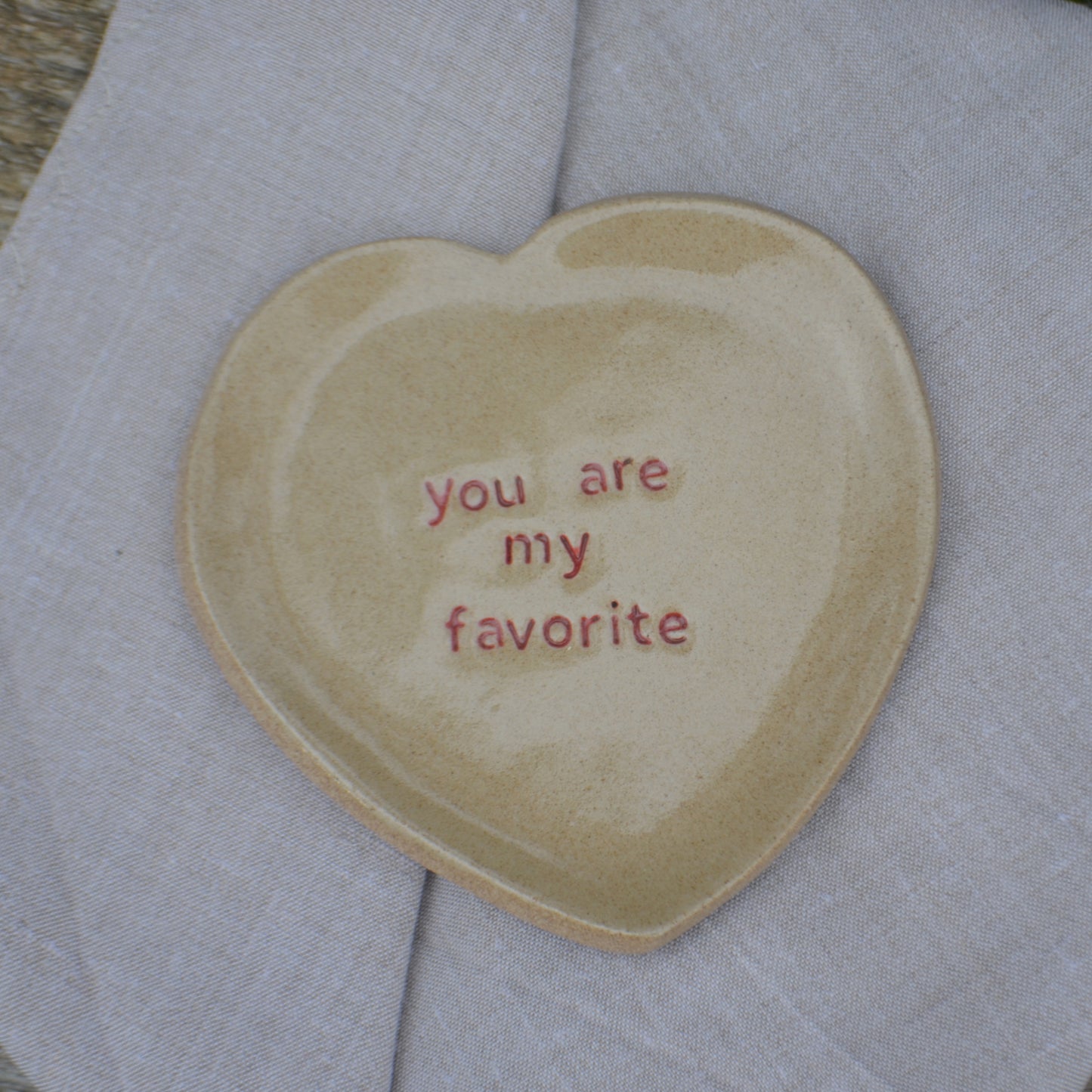 Petite assiette "you are my favorite"
