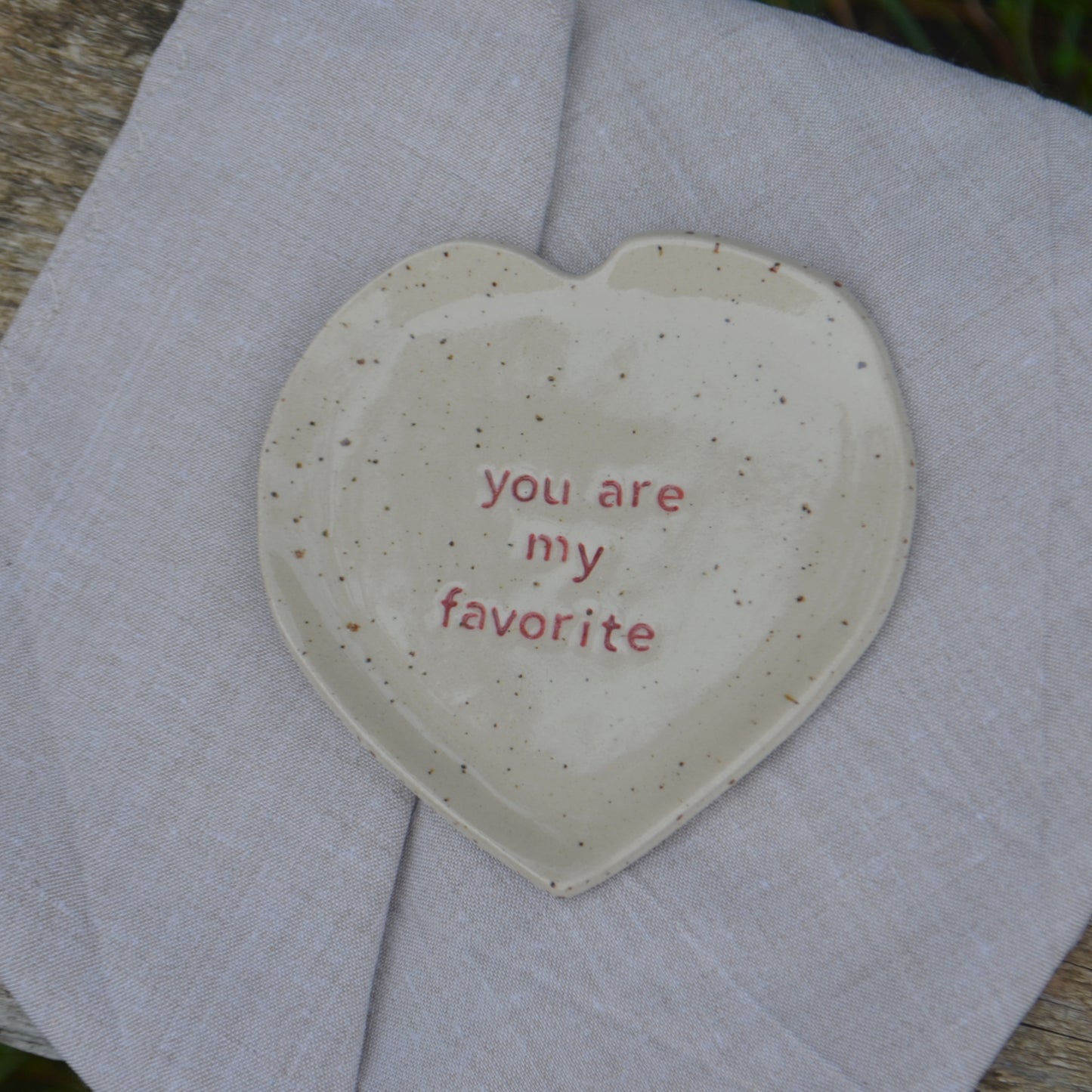 Petite assiette "you are my favorite"