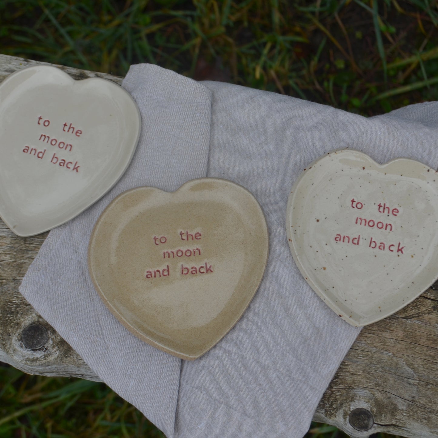 Petite assiette "to the moon and back"